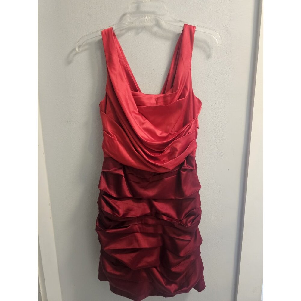 Express Sleeveless Womens Dresses Red & Burgundy Size 8 EUC